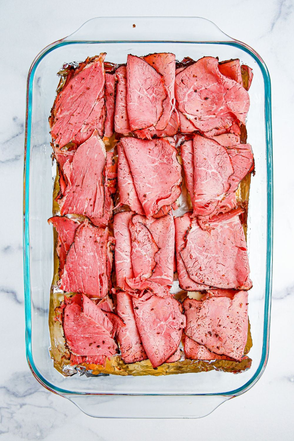 pastrami on each slider bun