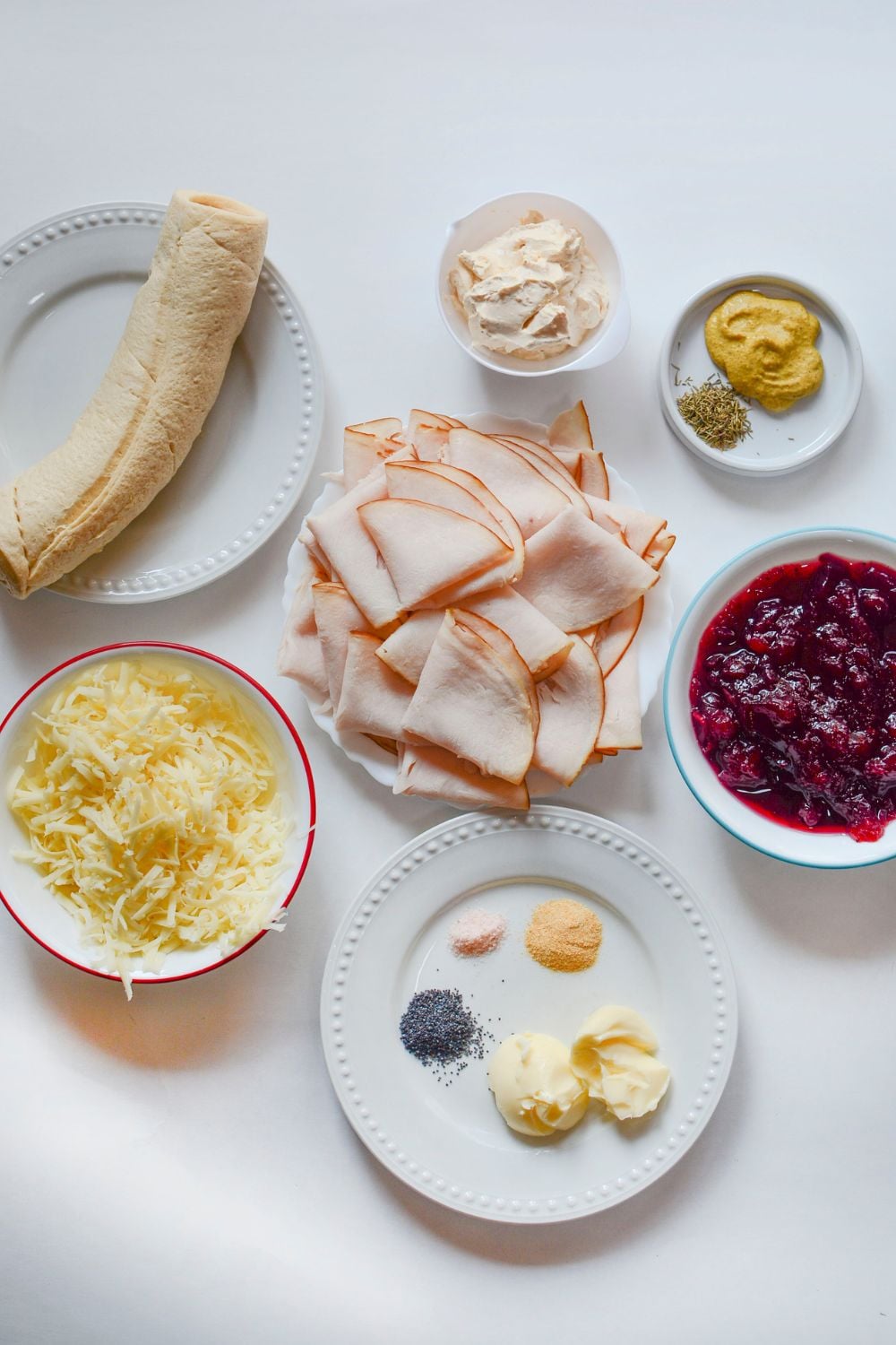 ingredients to make thanksgiving wreath