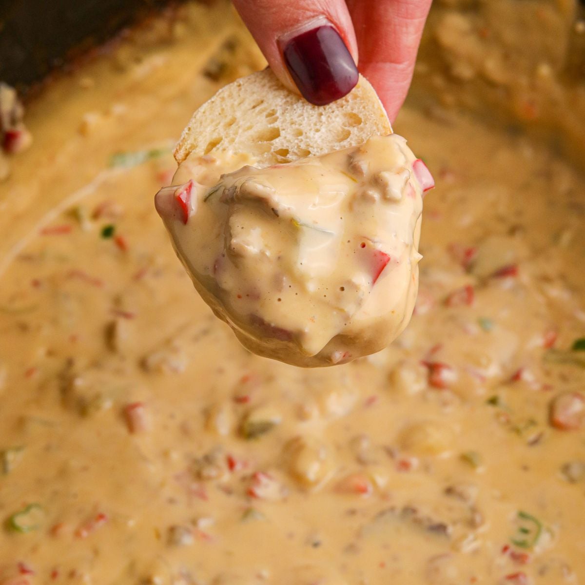 Crock Pot Philly Cheesesteak Dip