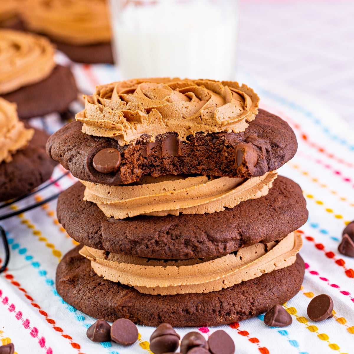 Chocolate Cake Cookies