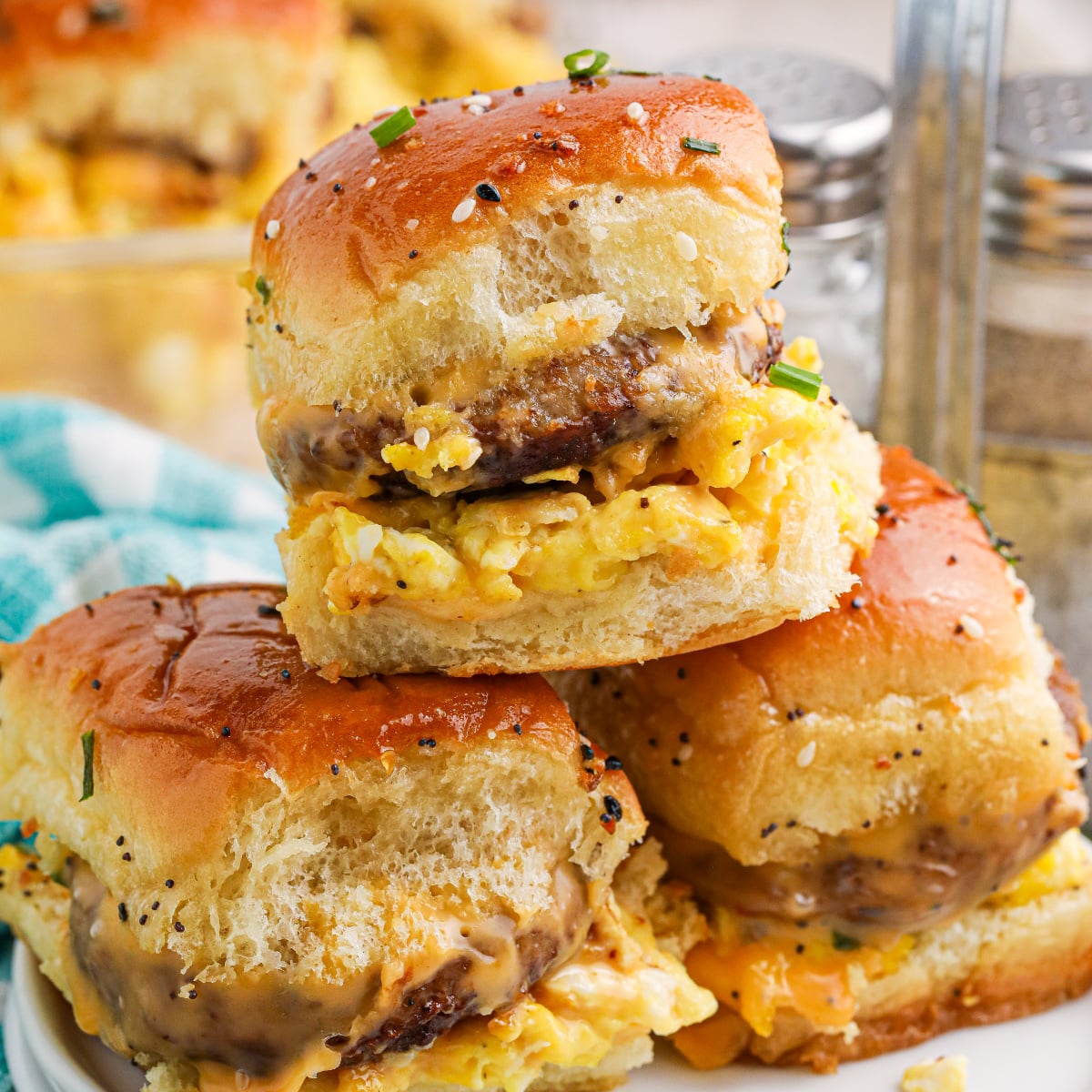 Breakfast Sliders with Sausage