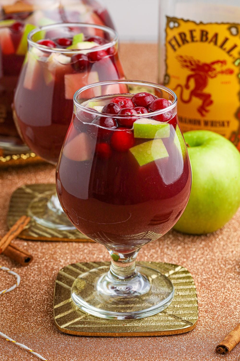 fireball apple cider sangria
