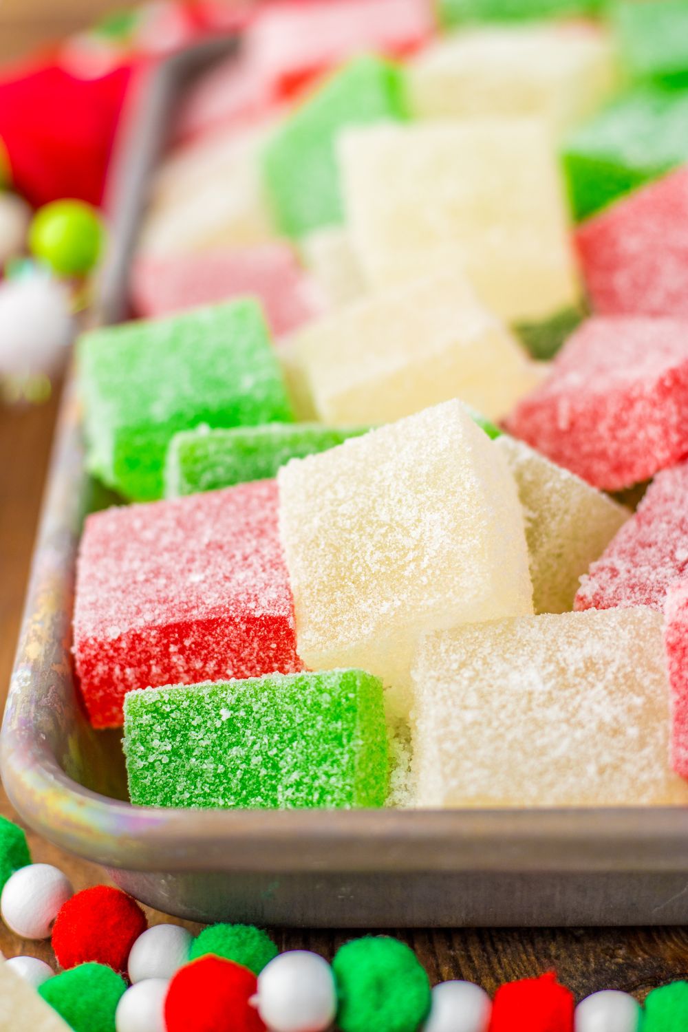 close up of gumdrops that are spiced 