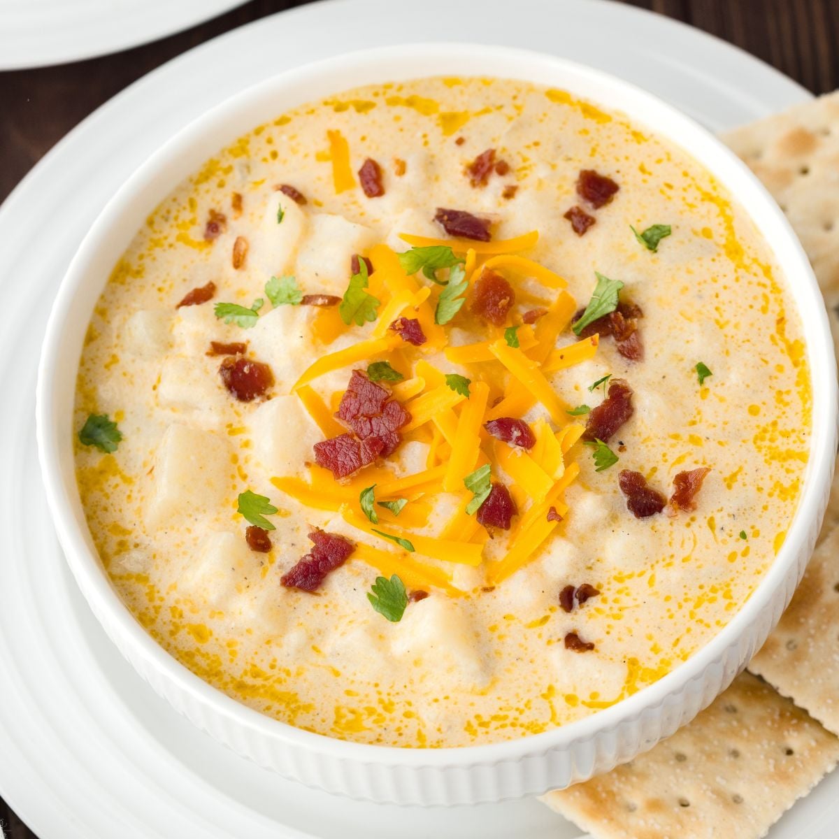 Loaded Hash Brown Potato Soup