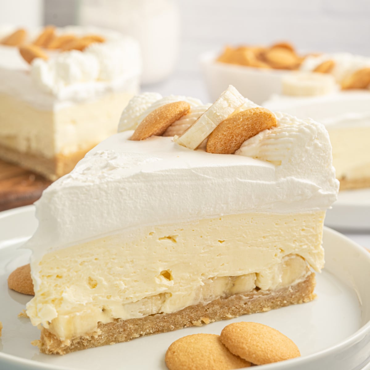 No Bake Banana Pudding Cheesecake