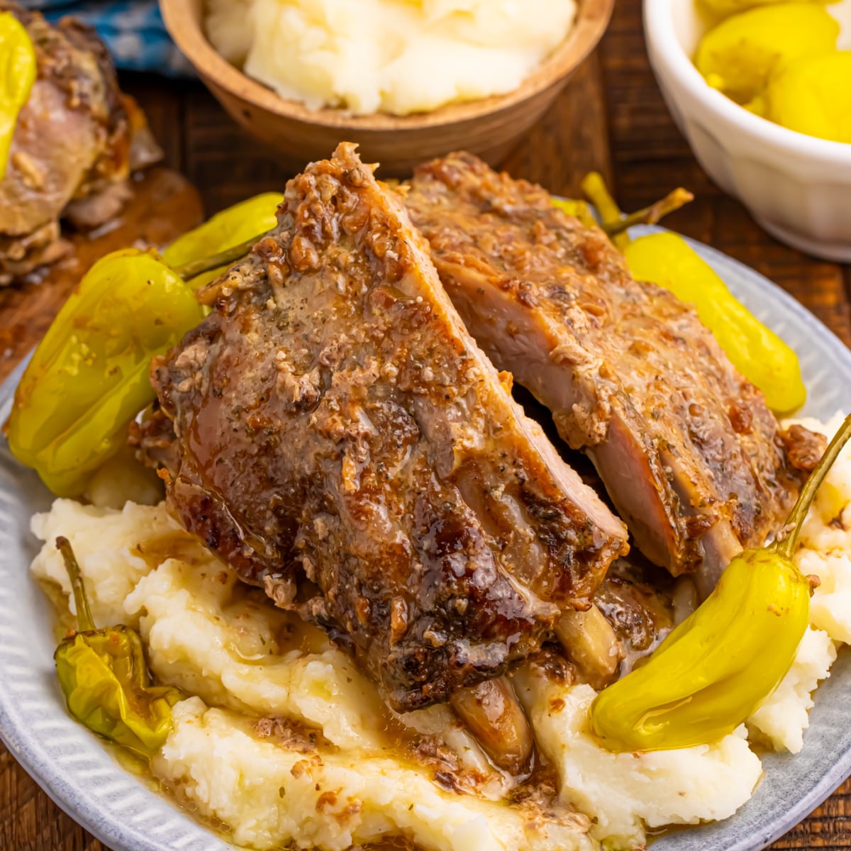 Slow Cooker Mississippi Ribs