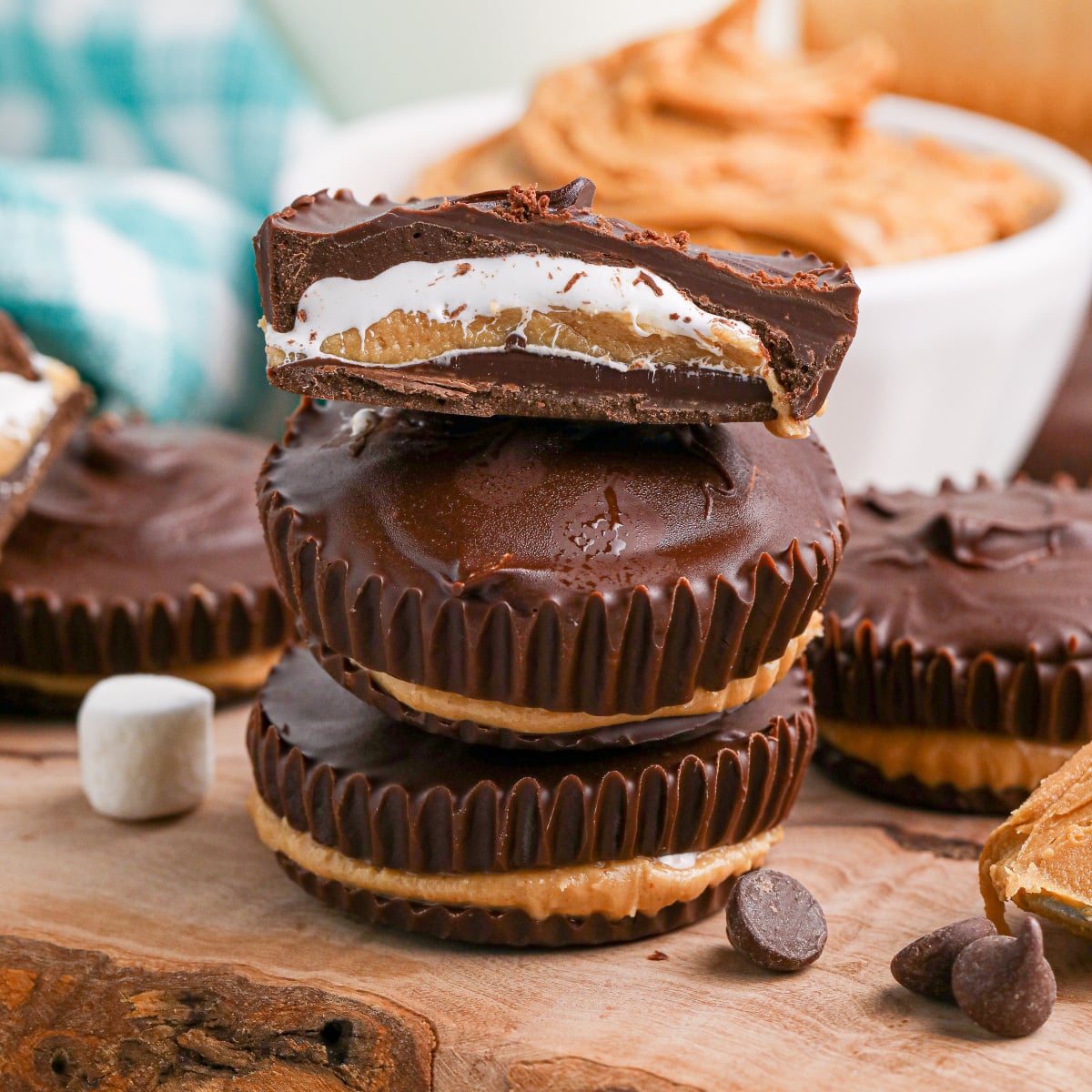Peanut Butter Marshmallow Cups