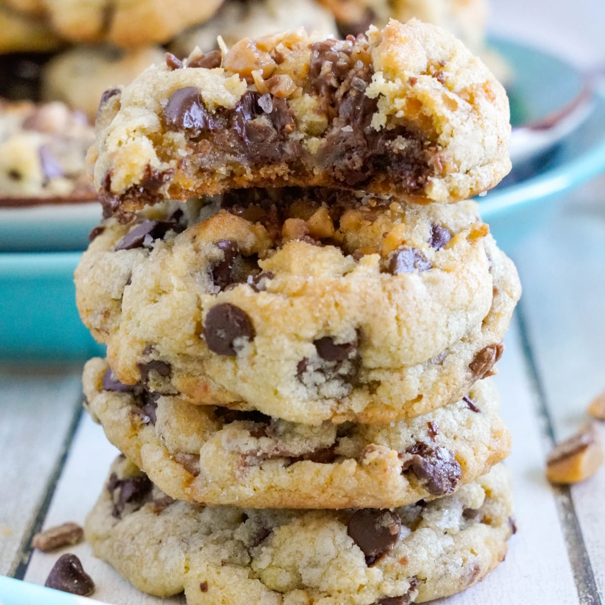 Chocolate Chip Toffee Cookies