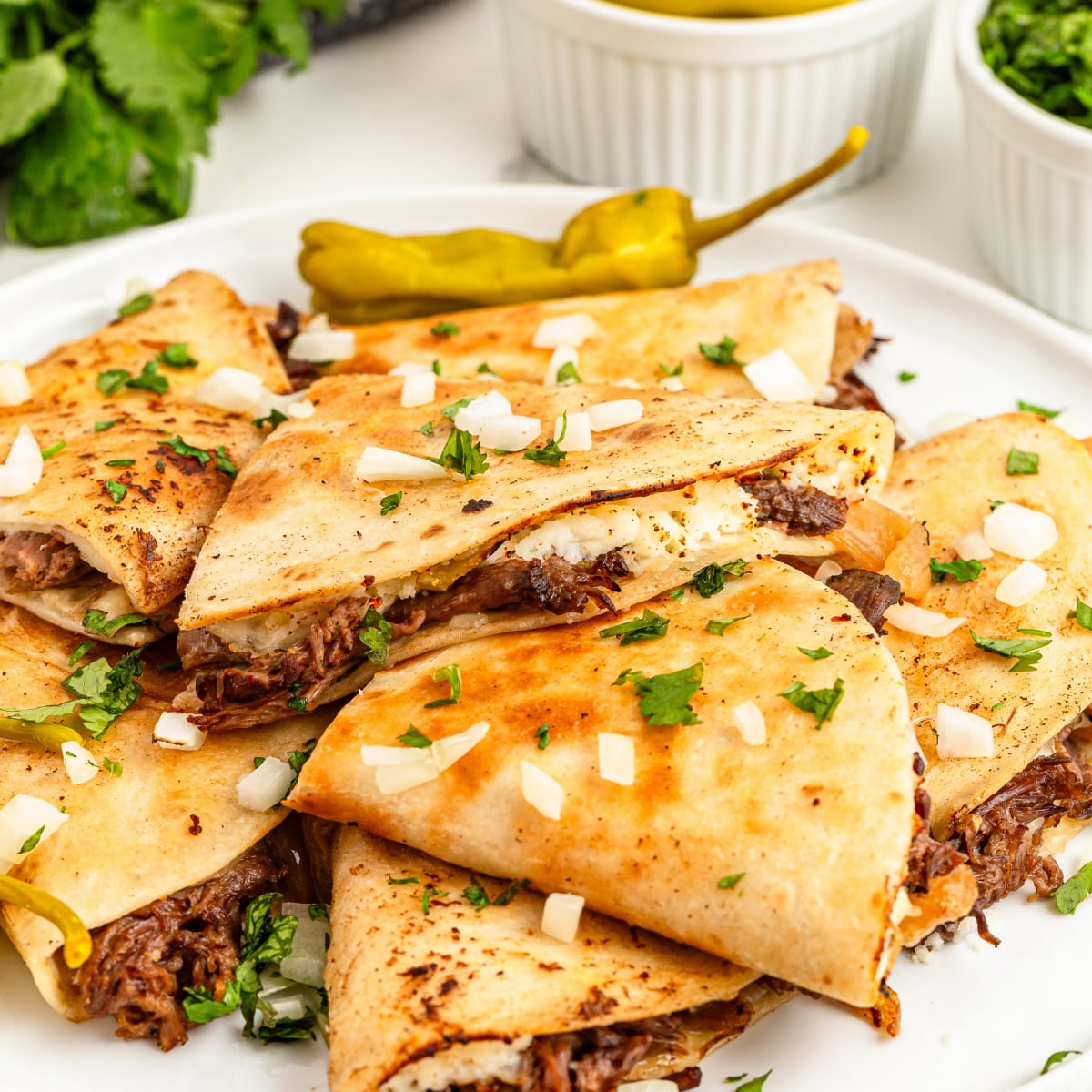 Mississippi Pot Roast Quesadillas