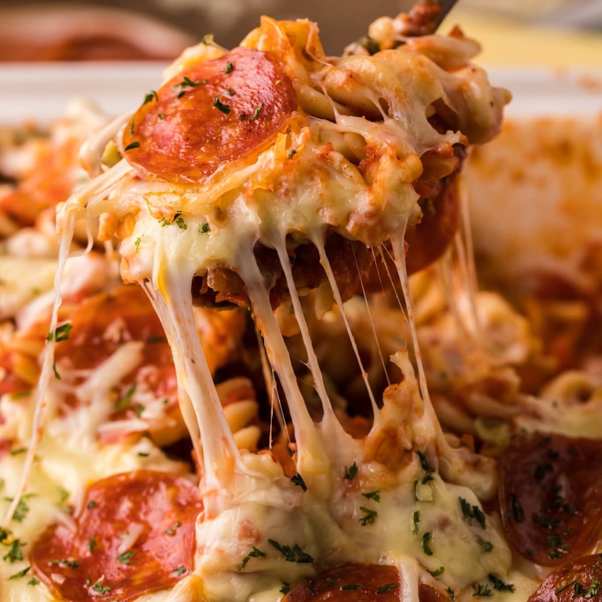 Tik Tok Pizza Pasta Casserole