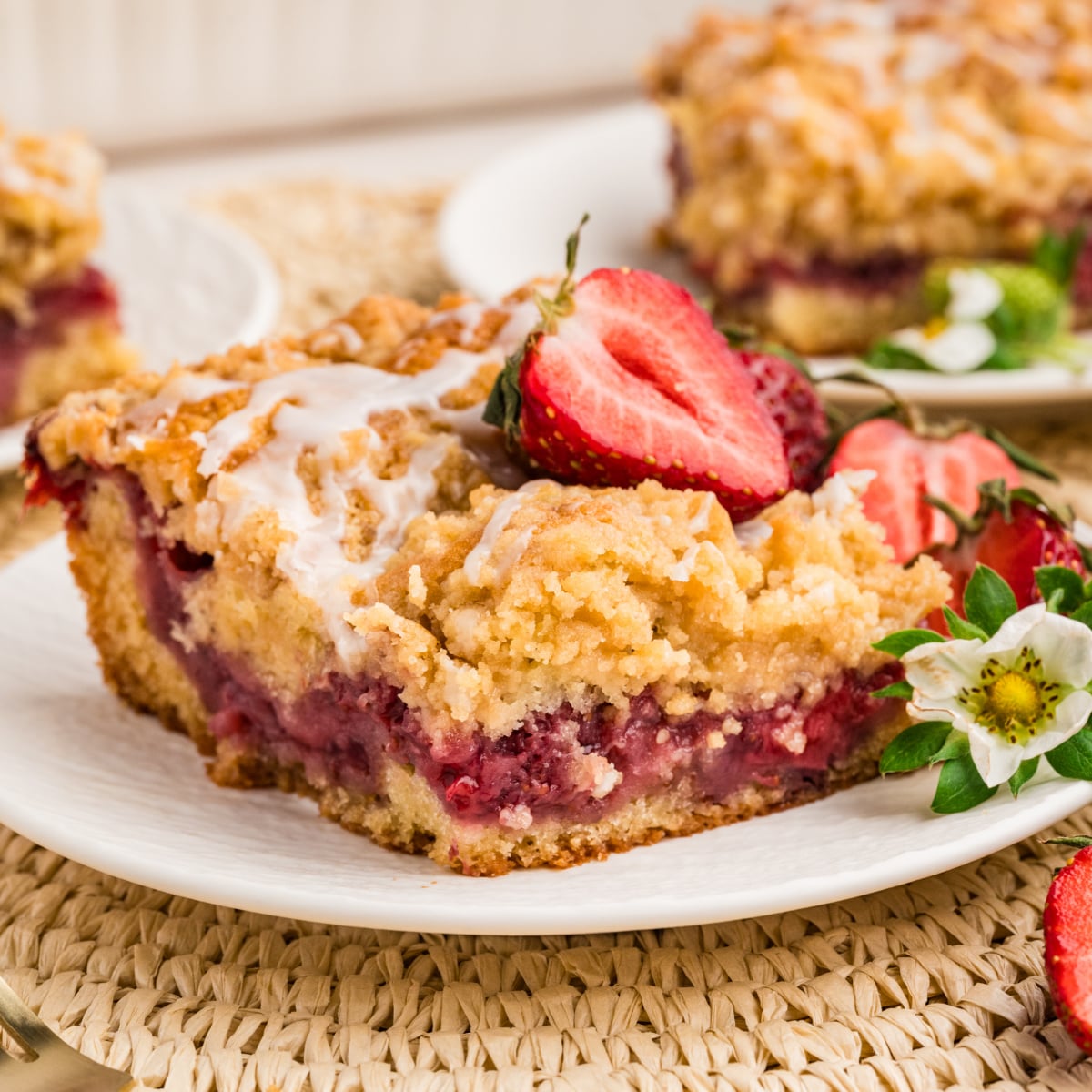 Strawberry Coffee Cake