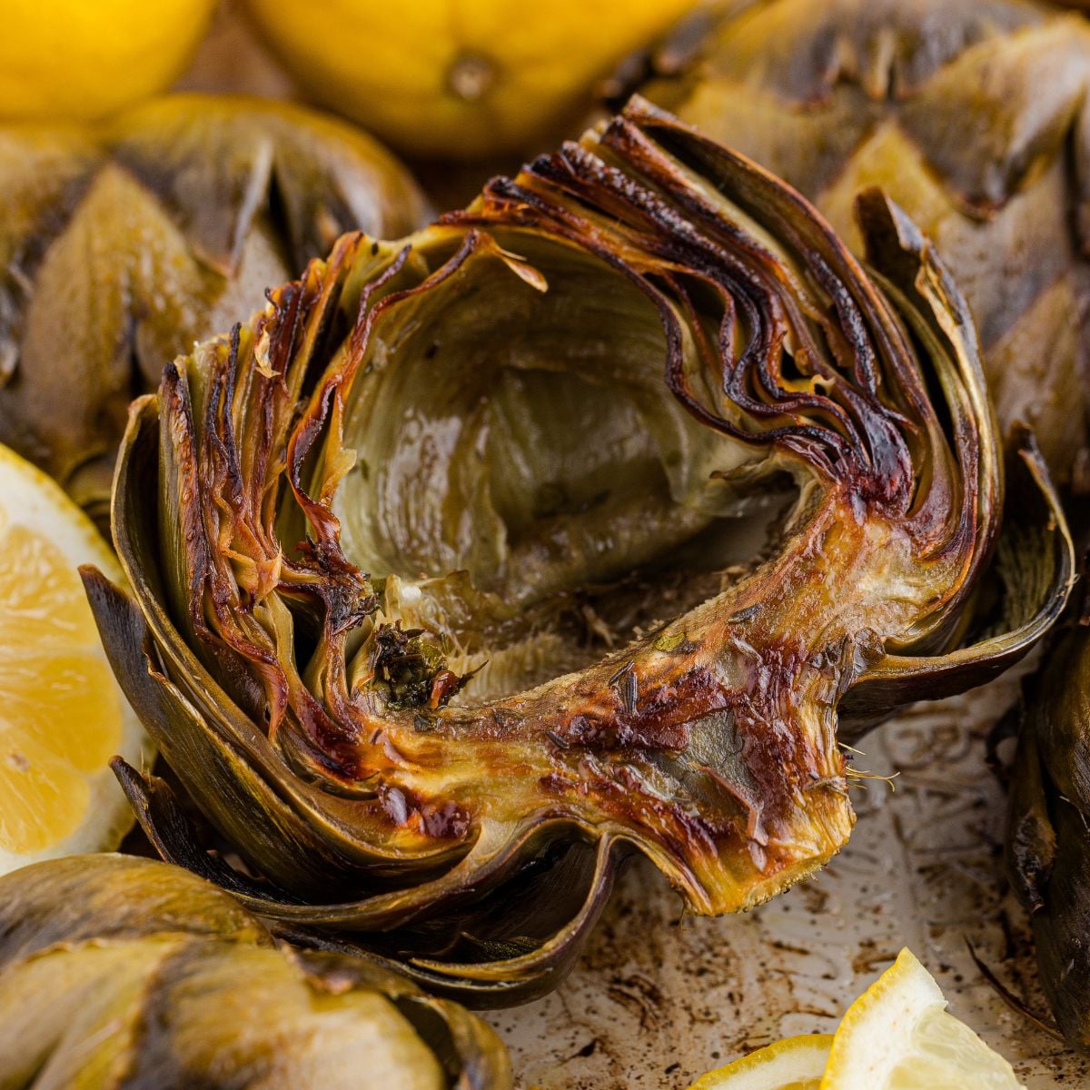 Oven Roasted Artichokes