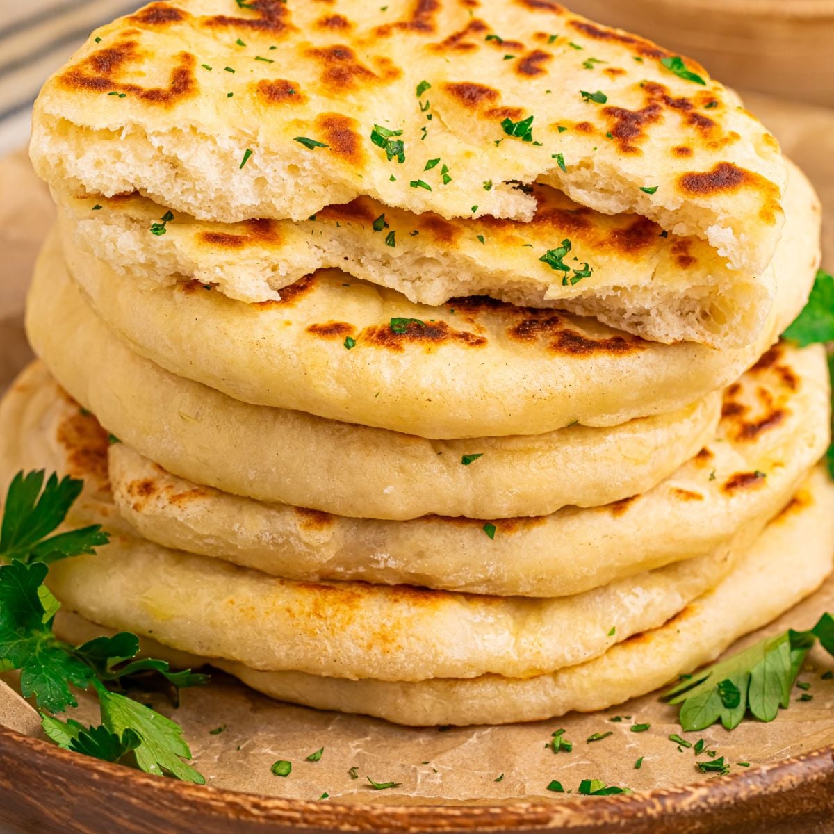 3 Ingredient Flatbread (soft, chewy, and incredibly easy)
