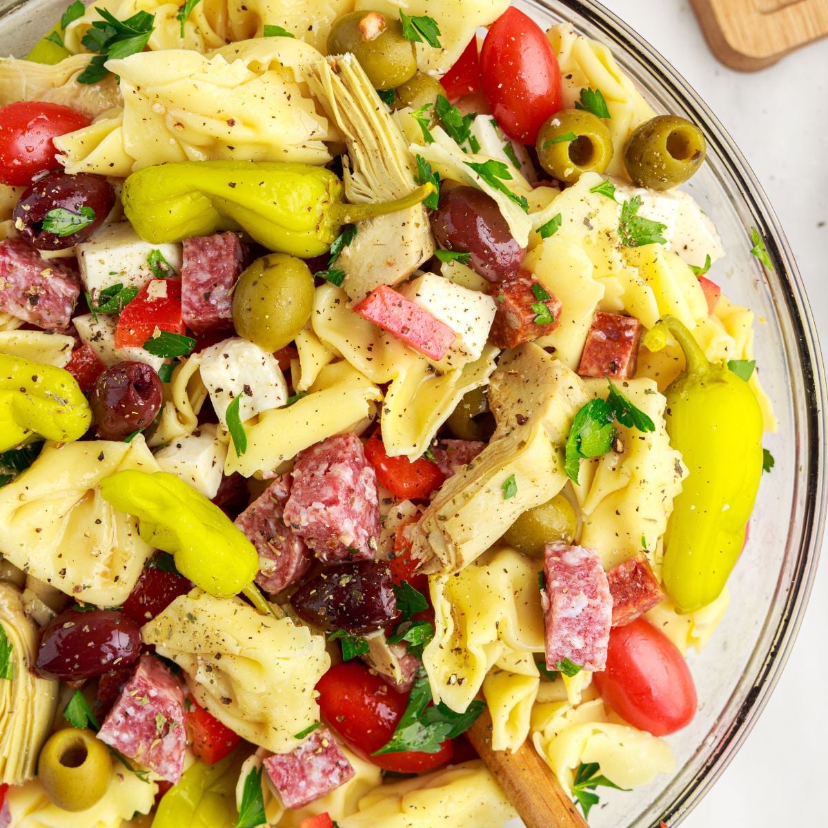 Antipasto Tortellini Pasta Salad (Cold Italian Picnic Salad)