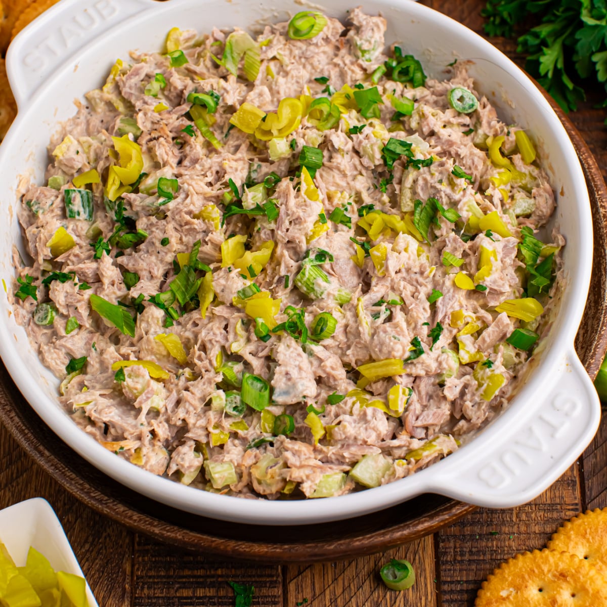 Pepperoncini Ranch Tuna Salad (Creamy, Tangy & So Easy!)
