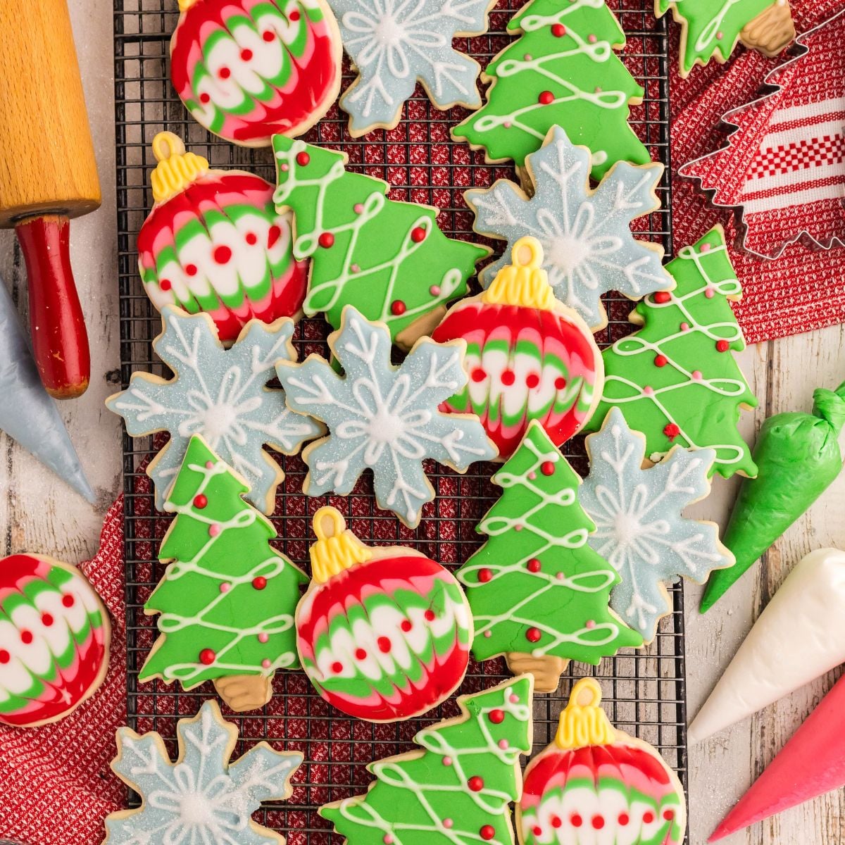Decorated Sugar Cookies (Soft, No-Spread & Perfect for Royal Icing)