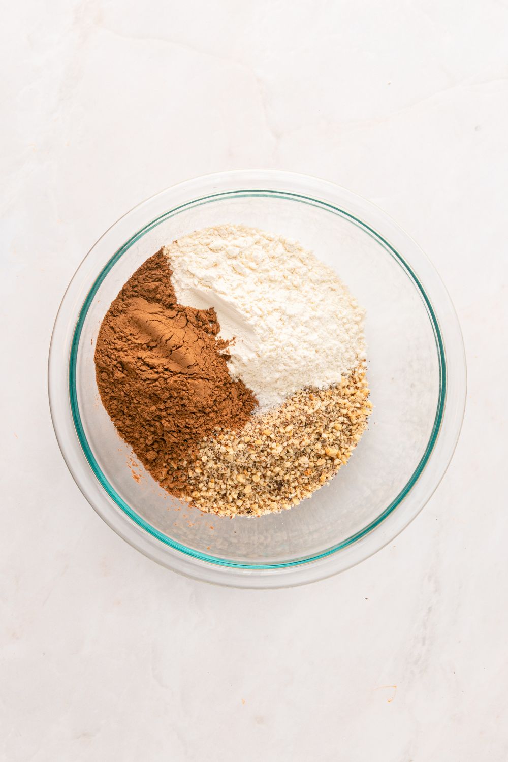 dried ingredients in a glass bowl on table 