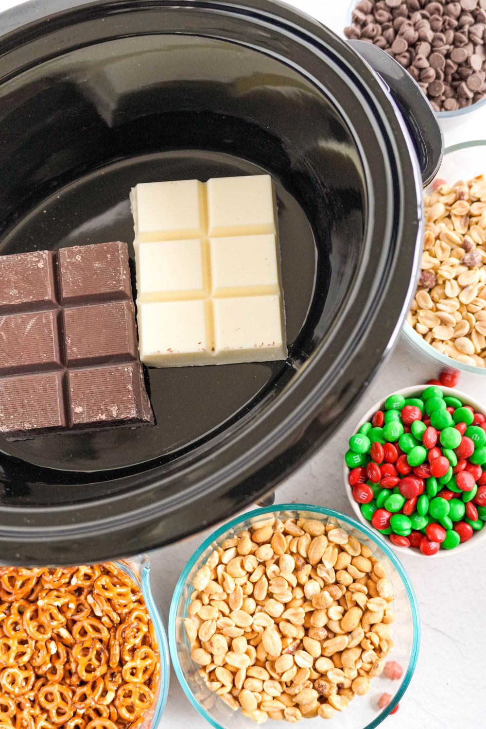 cubes of chocolate