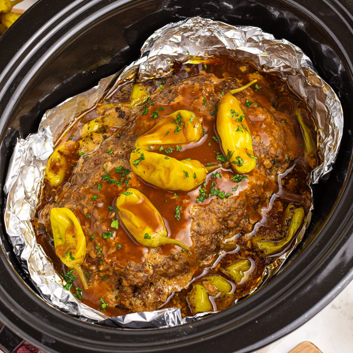Crockpot Mississippi Meatloaf (Easy Slow Cooker Comfort Dinner)