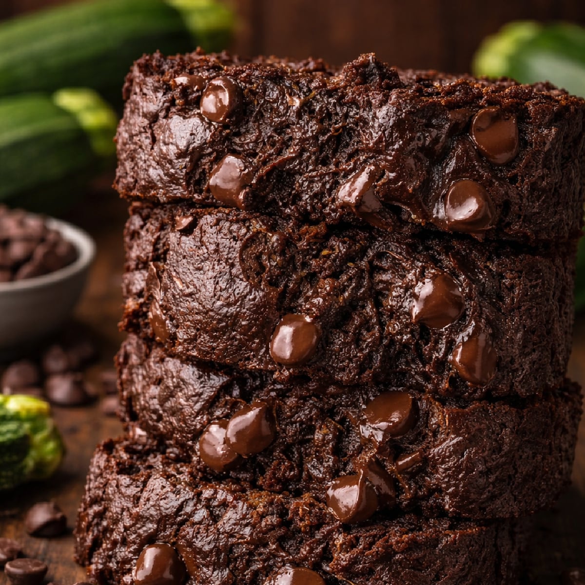 Double Chocolate Zucchini Bread (Ultra Moist & Fudgy)