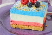 Velvet No-Bake Berry Cheesecake Layers