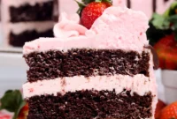 Kahlua Chocolate & Strawberry Buttercream Delight