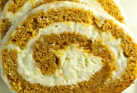 Decadent Pumpkin Roll with Cream Cheese Frosting