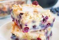 Blueberry Muffin Cake with Streusel and Vanilla Glaze