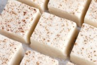 Velvety Eggnog Fudge