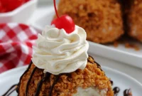Crispy Fried Ice Cream Delight