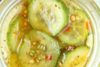 Easy Homemade Bread and Butter Fridge Pickles