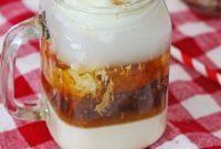 Decadent Layered Root Beer Float Cocktail