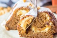 Carrot Cake with a Cheesecake Heart