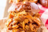 Sticky Sweet 4-Ingredient Slow Cooker Root Beer Chicken