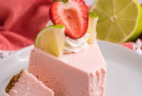 Vibrant Instant Pot Strawberry Daiquiri Cheesecake