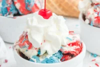 Patriotic Swirl Ice Cream