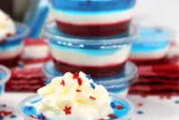 Red White Blue Layered Jello Shots