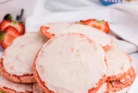 Strawberry Cloud Cookies