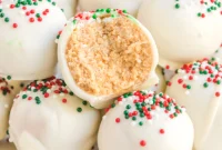 Irresistible White Chocolate Peanut Butter Snowballs