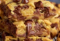 Decadent Gooey Chocolate Chip Bars