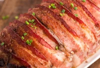 Bacon-Cloaked Meatloaf