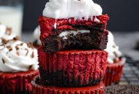 Decadent Mini Red Velvet Oreo Cheesecakes
