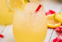 Tropical Pineapple Spiked Lemonade