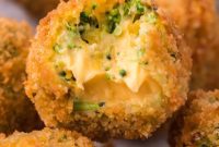 Crispy Cheesy Broccoli Poppers