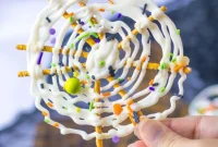 Spooky Pretzel Webs