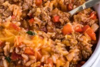 Bell Pepper Rice Bake