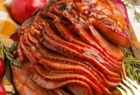 Dr. Pepper Glazed Ham