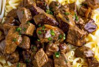 Tender Slow Cooker Steak Bites