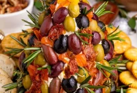 Christmas Tree Antipasto Cheese Ball