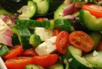 Vibrant Greek Cucumber Salad